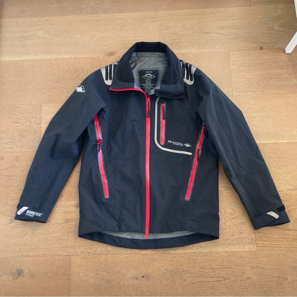 Mountain Designs Alto Gore Tex Rain Jacket Black